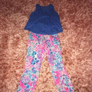 Lilly Pulitzer Tank Top and Joggers Bundle
